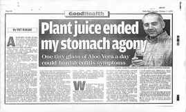Ulcerative Colitis Article from the Daily Mail